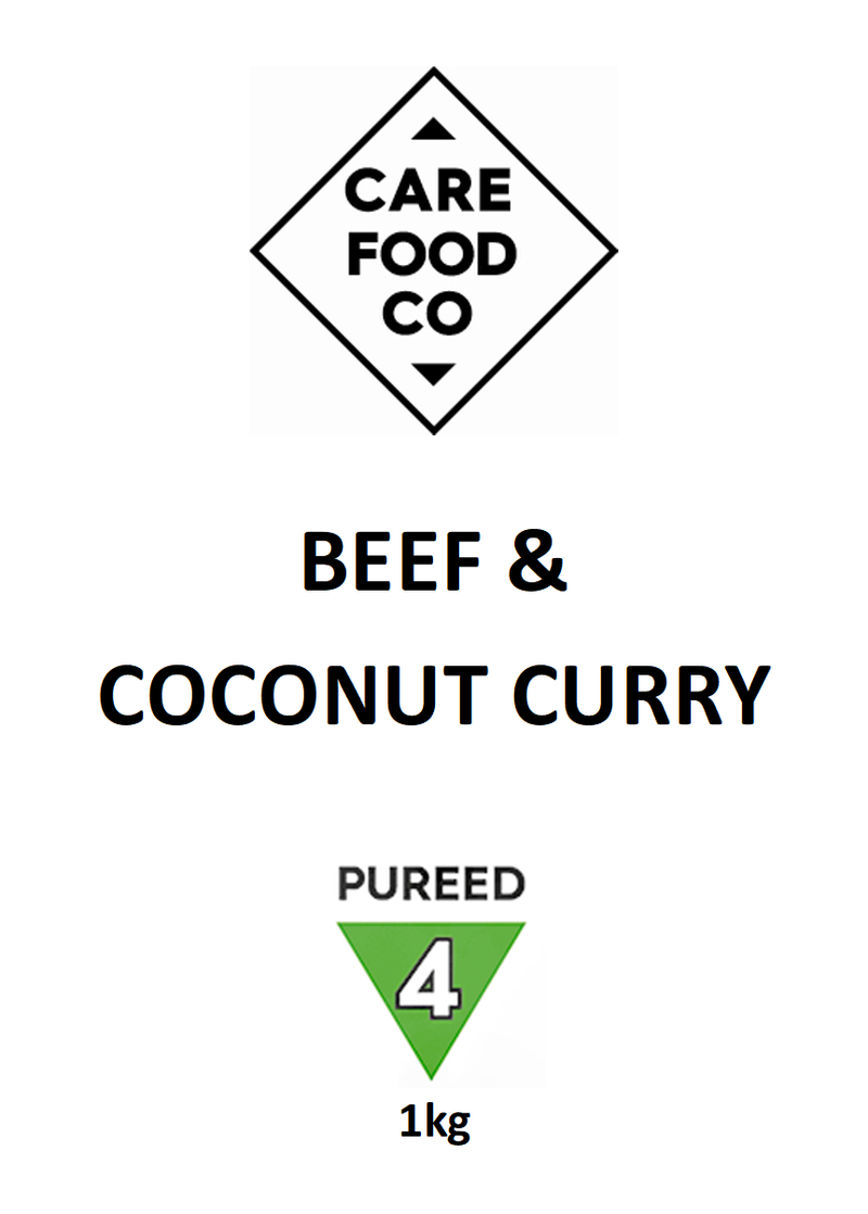 Beef and Coconut Curry 1kg - IDDSI 4 Pureed