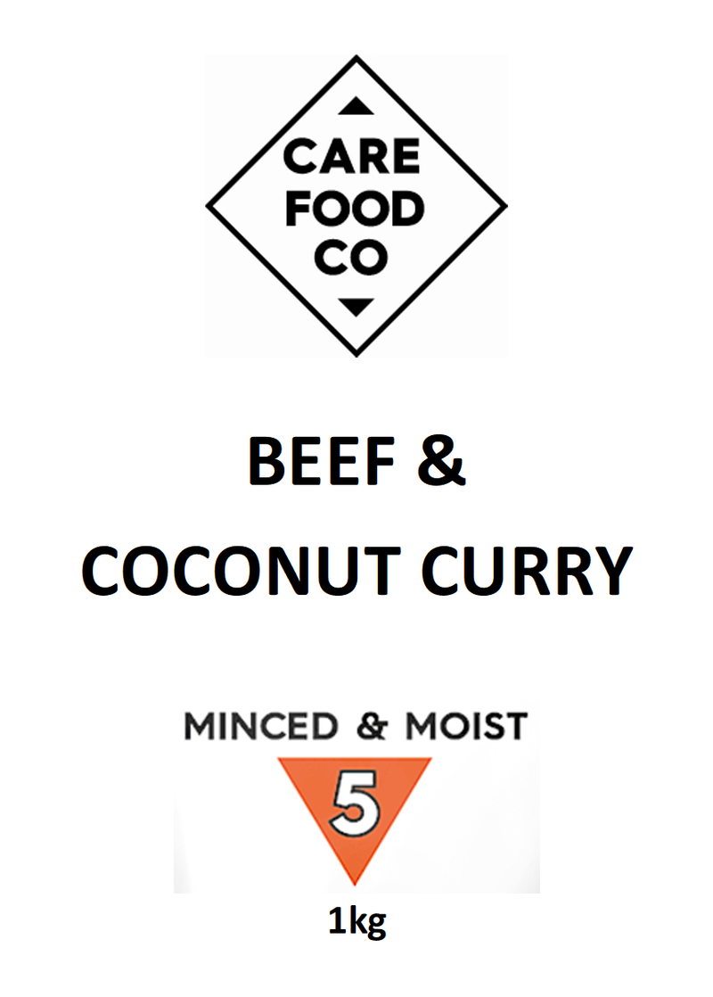 Beef and Coconut Curry 1kg - IDDSI 5 Minced Moist